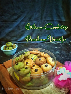 Foto resep Bihun Beras Cookies Pandan Vanilla