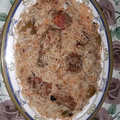 A picture of Chicken Biryani.