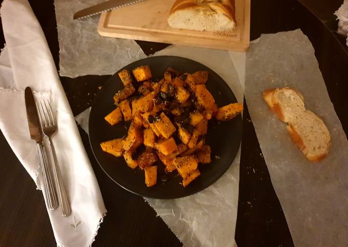 Come a Preparare Premiato Zucca al forno con aromi