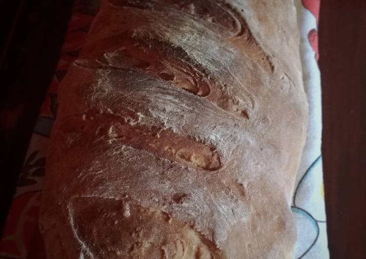 Pane Filone (Roti Gandum ala Italia)