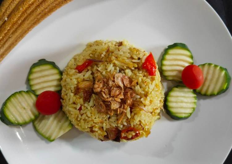 Resep Nasi Goreng Kari Ayam Anti Gagal