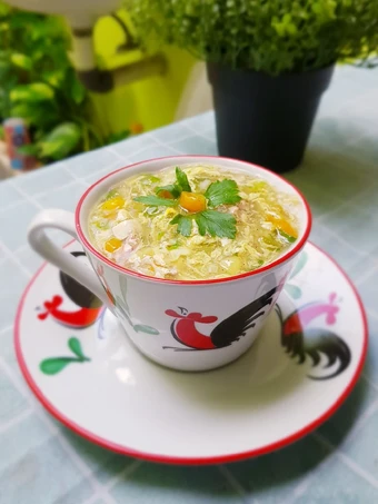 Langkah Gampang Membikin Resep Chicken Egg cream soup yang Menggugah Selera Anti Ribet, Lezat