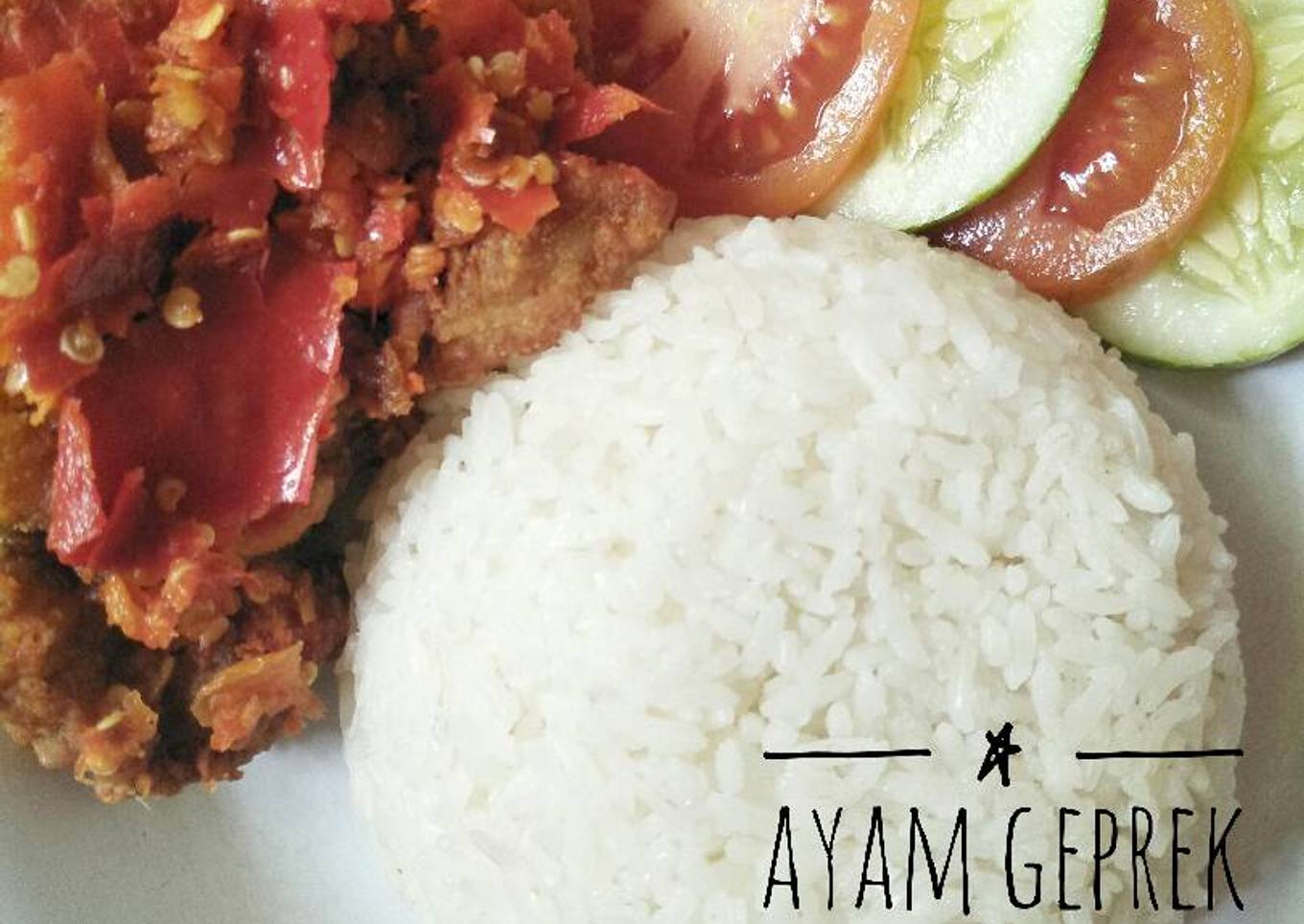 Bagaimana Membuat Ayam geprek gobyoss Anti Gagal