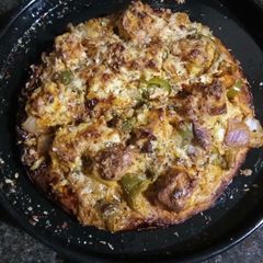 A picture of Paneer pizza.