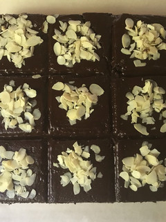 Una foto de Tarta de chocolate Reina de Saba, con harina de almendra