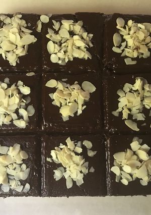 Una foto de Tarta de chocolate Reina de Saba, con harina de almendra
