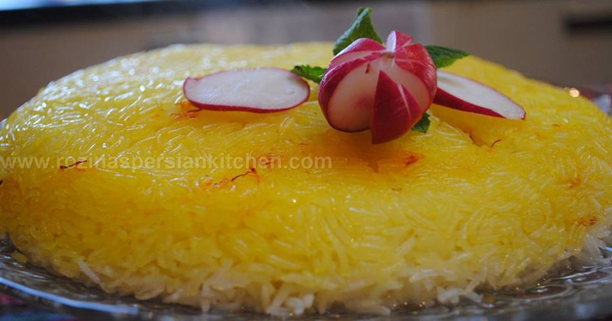 Rozina Rice Persian Steamed Rice With Saffron Crust Recipe by Rozina Dinaa - Cookpad