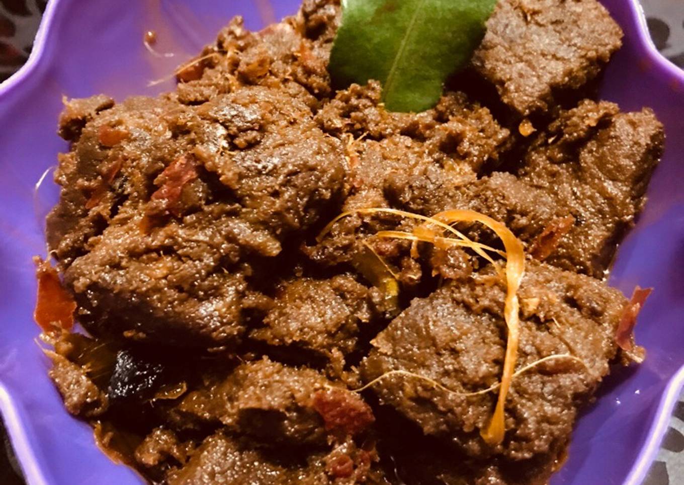 Rendang daging