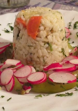 O poză a rețetei Pilaf de legume.