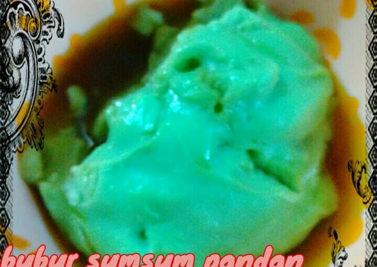 Bubur sumsum pandan