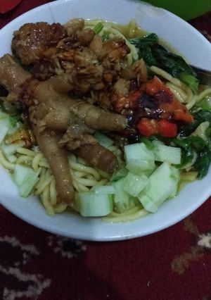 Foto resep Mie ayam ceker