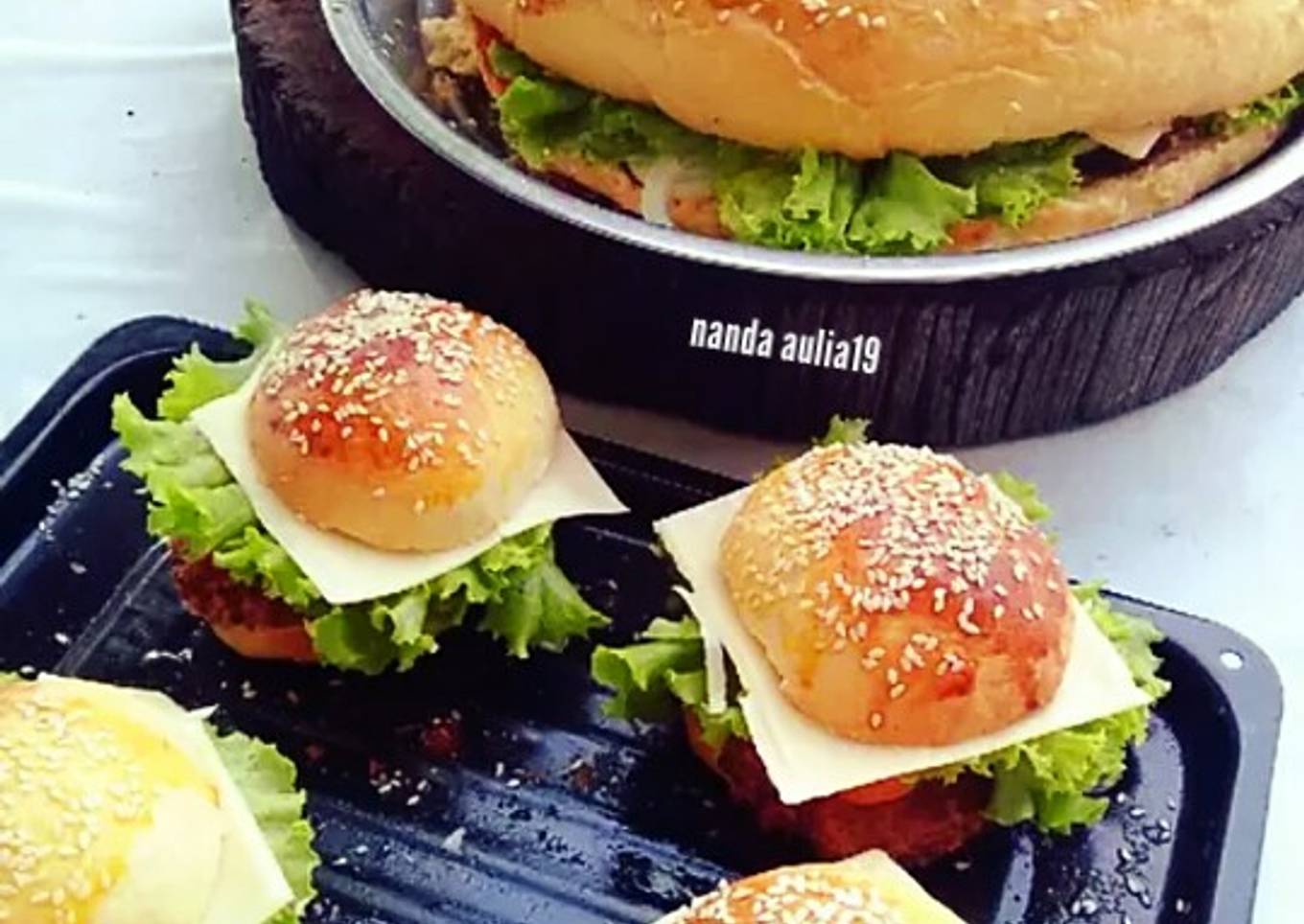 Big burger (king burger) homemade