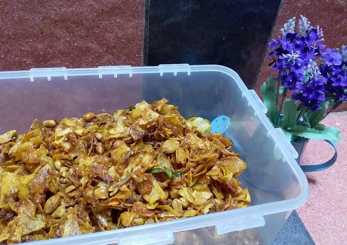 Ini dia! Resep bikin 11. Sambal Kering Kentang hidangan Hari Raya dijamin sempurna
