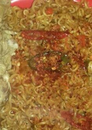 Foto resep Mie buldak Samyang (Mie Indomie Goreng)