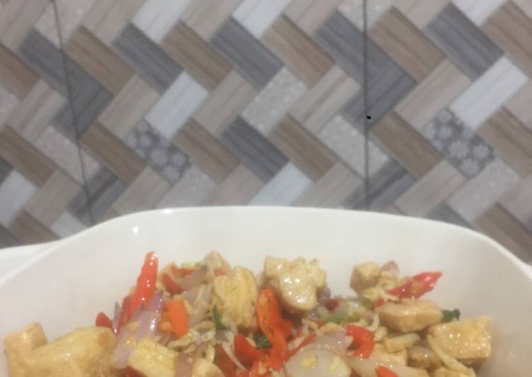 Resep Tahu tumis cabe bawang yang Lezat