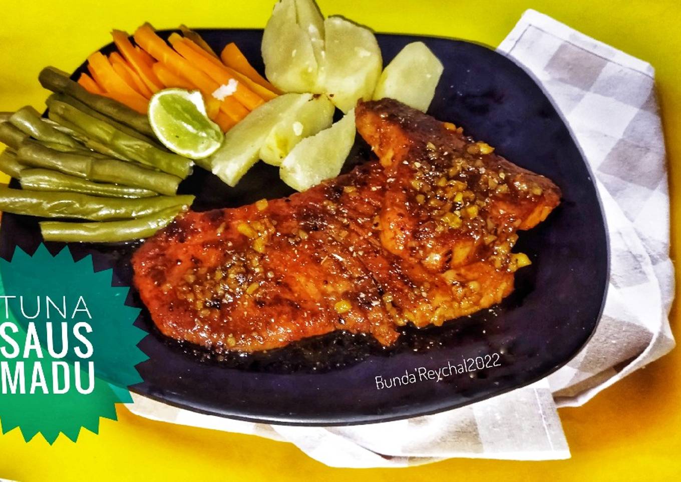 374. 🐟Tuna Saus Madu (Defisit Kalori)