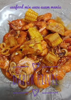 Foto resep Seafood mix saos asam manis