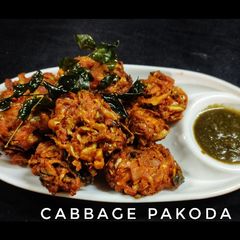 Cabbage pakoda A picture of Cabbage pakoda.