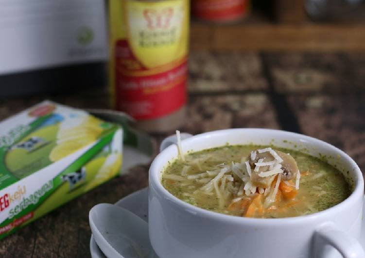 Resep Broccoli cheddar soup yang Lezat