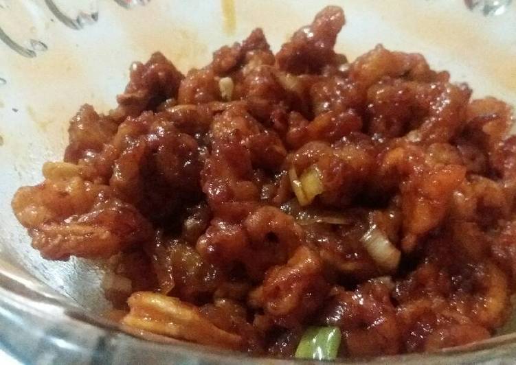 Cara meracik 6. Cumi goreng tepung saos tiram, Enak