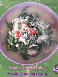Foto resep Sayur Oblok Oblok Pucuk Daun Singkong