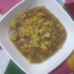 A picture of Chana dal aur lauki ki sabzi.