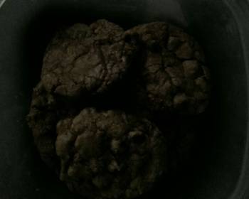 New Recipe Double chocolate chip cookies Delicious Nutritious