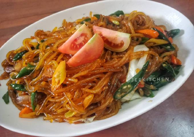 Cara bikin Mie Pentil (karet) Lombok Ijo Cara bikin Mie Pentil (karet) Lombok Ijo