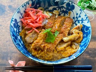 Hire-Katsudon (fried fillet pork on rice)