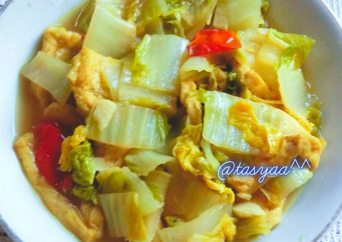 Resep Tumis Sawi Tahu Oleh Tasyaa Cookpad