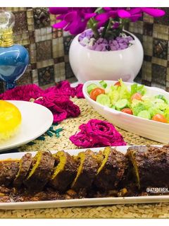 عکسی از دستور رولت گوشت