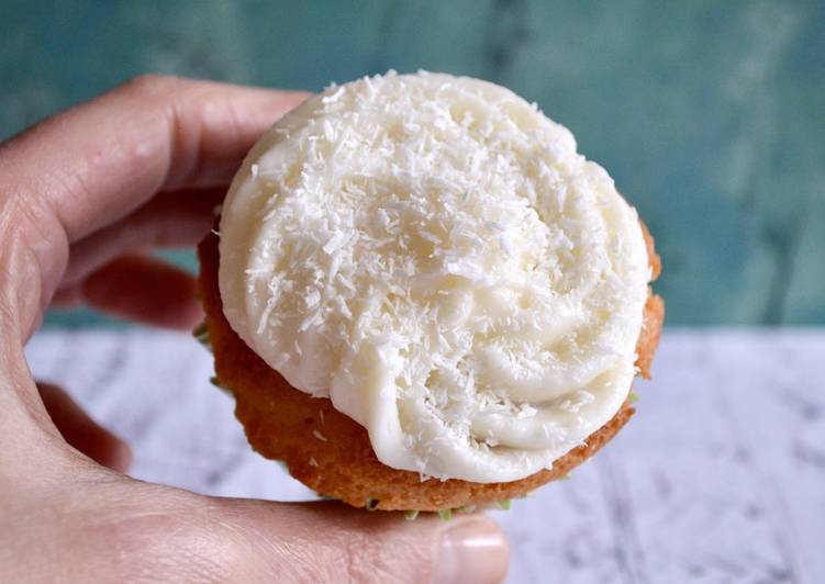Lime Cupcakes with Coconut Frosting