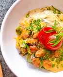 Thịt Trai Đen Chiên Trứng