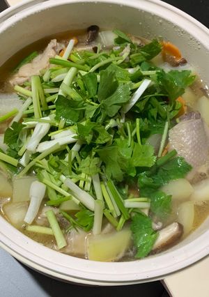 รูปของ ไก่ต้มฟักมะนาวดอง