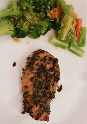 Foto resep Cilantro Basil Chicken