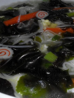 魚板紫菜蛋花麵線【澎湖野生水產】 的食譜成品照片