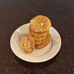 A picture of Captain Crunch Milk Chocolate Ribbon Cookies.
