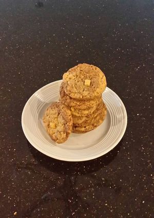 A picture of Captain Crunch Milk Chocolate Ribbon Cookies.