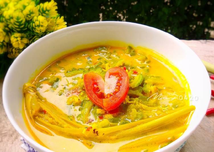 Resep Sayur pare fibercream Anti Gagal