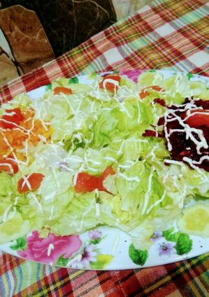 صورة لوصفة سلطة شمندر بنينة 😋😍