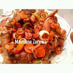 A picture of Chicken stir fry.