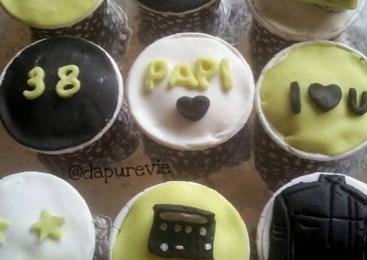 Anti Ribet, Membuat Vanilla cupcake (cupcake fondant) bunda pasti bisa