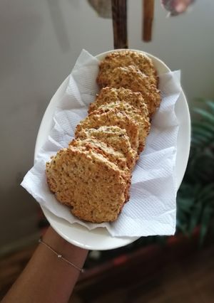 Una foto de Galletas de avena, sin harina