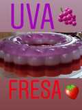Gelatina de Uva y Fresas