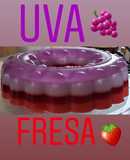 Gelatina de Uva y Fresas