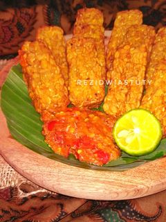 Foto resep Tempe Goreng Sambal Bawang Putih (tempe penyet)