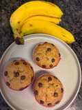 Muffins Almond Pisang