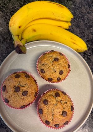 Foto resep Muffins Almond Pisang