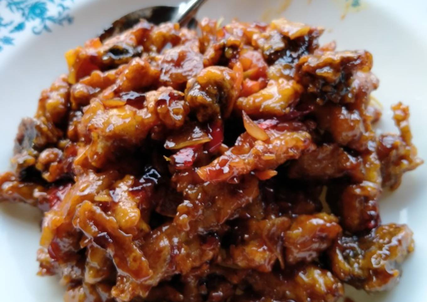 Ayam fillet saus tiram Kangean