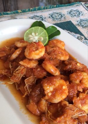 Foto resep Udang Saus Asam Manis Pedas
